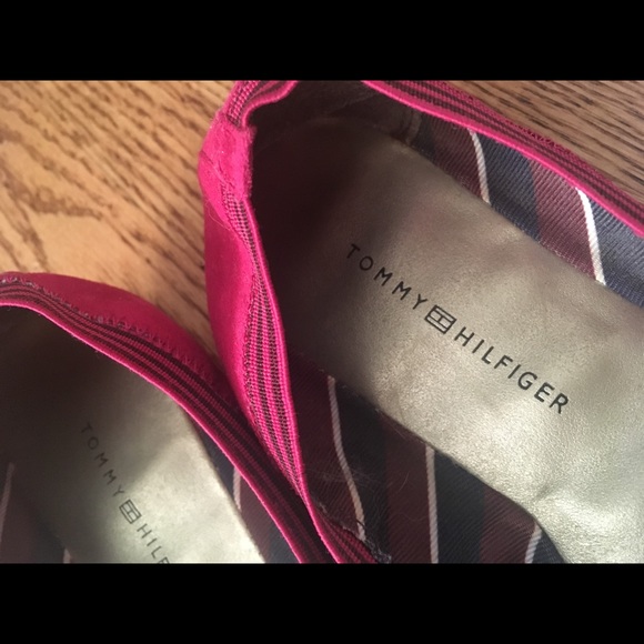 Tommy Hilfiger flats pink size 6 - Picture 2 of 2